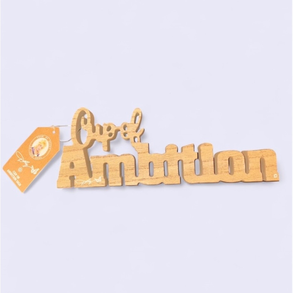 Dolly Parton “Cup of Ambition” Wooden Sign – Country Decor - NEW WITHOUT TAG - Picture 2 of 6
